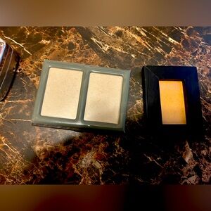 gray and black  mini photo frames - set of 2